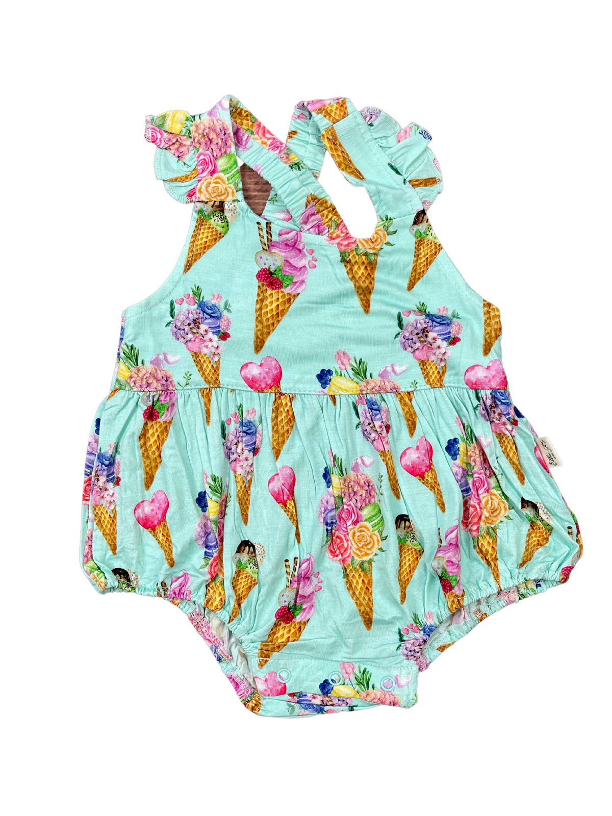 Ellie K’s cheapest Closet Co. Zippered Romper Judy size 3T